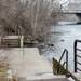 The concrete riverside deck area, below the dam has seen wear and is falling apart along Huron River on Wednesday, March 6, 2013. Melanie Maxwell I AnnArbor.com